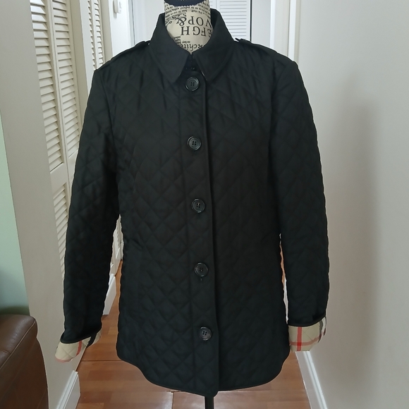 Burberry Brit Quilted Black Jacket‎ - Picture 1 of 15